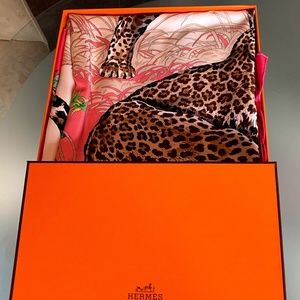 Hermes Silk Scarf Jungle Love